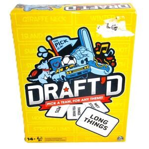 Spin Master DRAFT’D Party Card Game Build Your Team, 100 Topic Cards 14 Years+